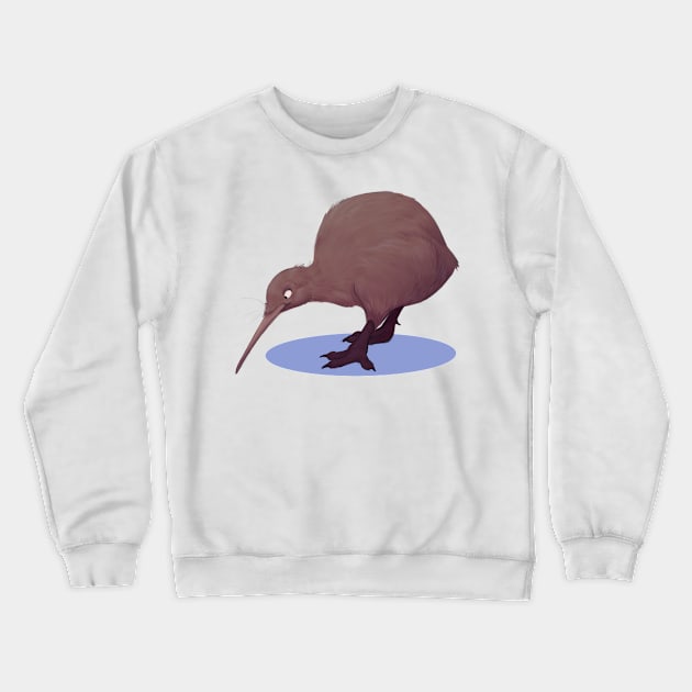 North Island brown kiwi Crewneck Sweatshirt by PaulaBS